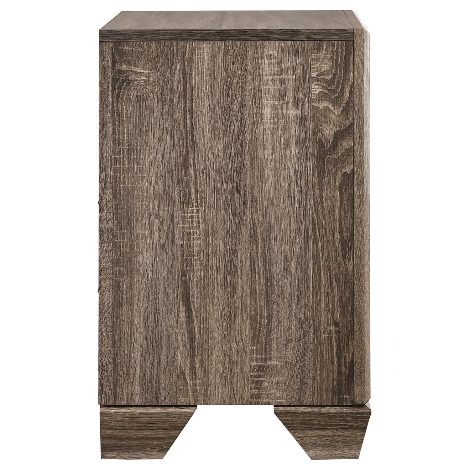 Kauffman 2-Drawer Nightstand Washed Taupe - 204192 - Bien Home Furniture & Electronics