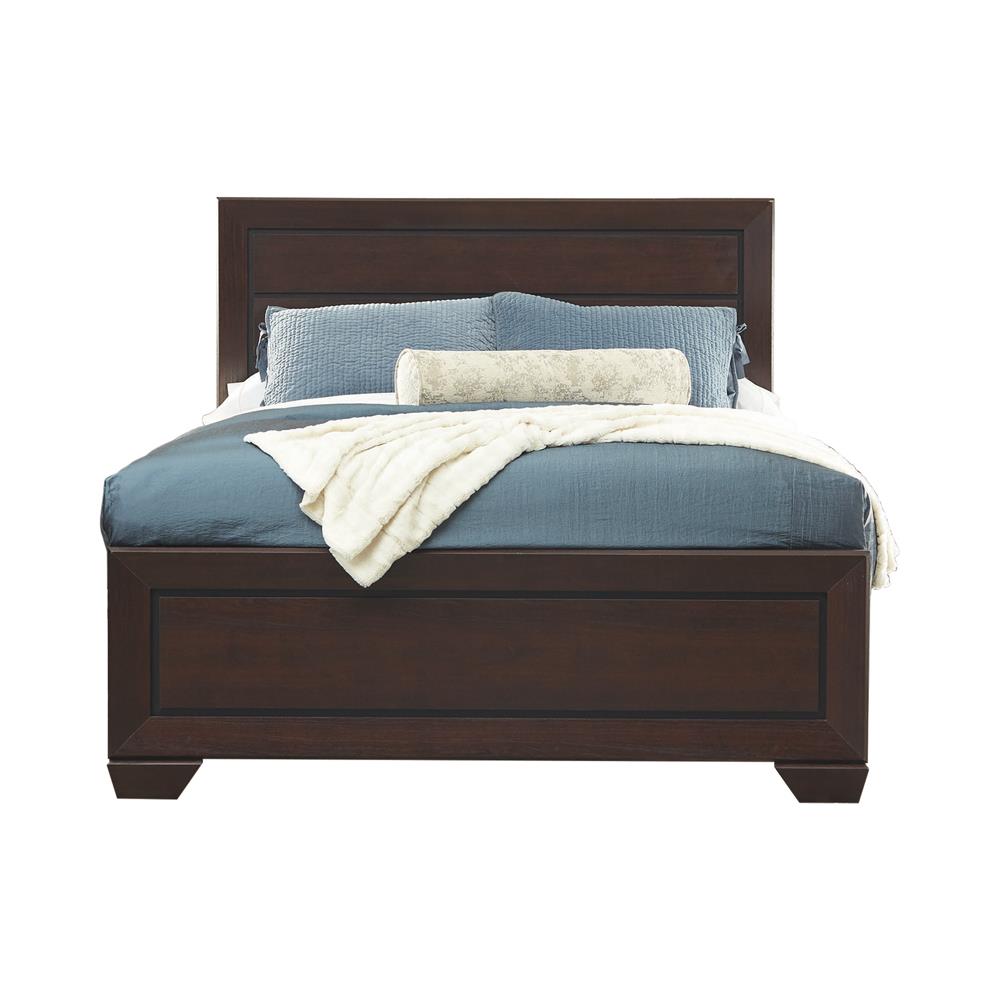 Kauffman Dark Cocoa Panel Bedroom Set - SET | 204391Q | 204392 | 204395 - Bien Home Furniture & Electronics