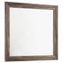 Kauffman Washed Taupe Rectangular Mirror - 204194 - Bien Home Furniture & Electronics