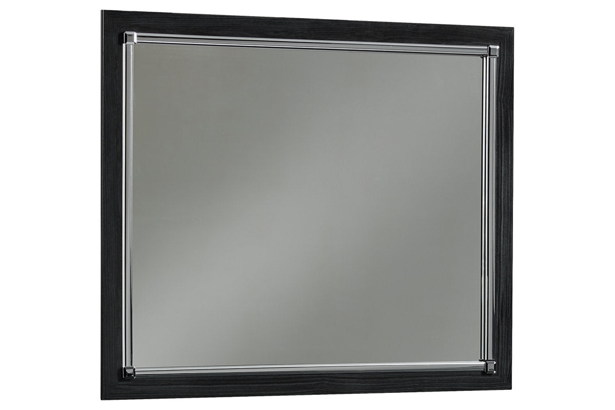 Kaydell Black Bedroom Mirror (Mirror Only) - B1420-36 - Bien Home Furniture & Electronics
