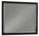 Kaydell Black Bedroom Mirror (Mirror Only) - B1420-36 - Bien Home Furniture & Electronics