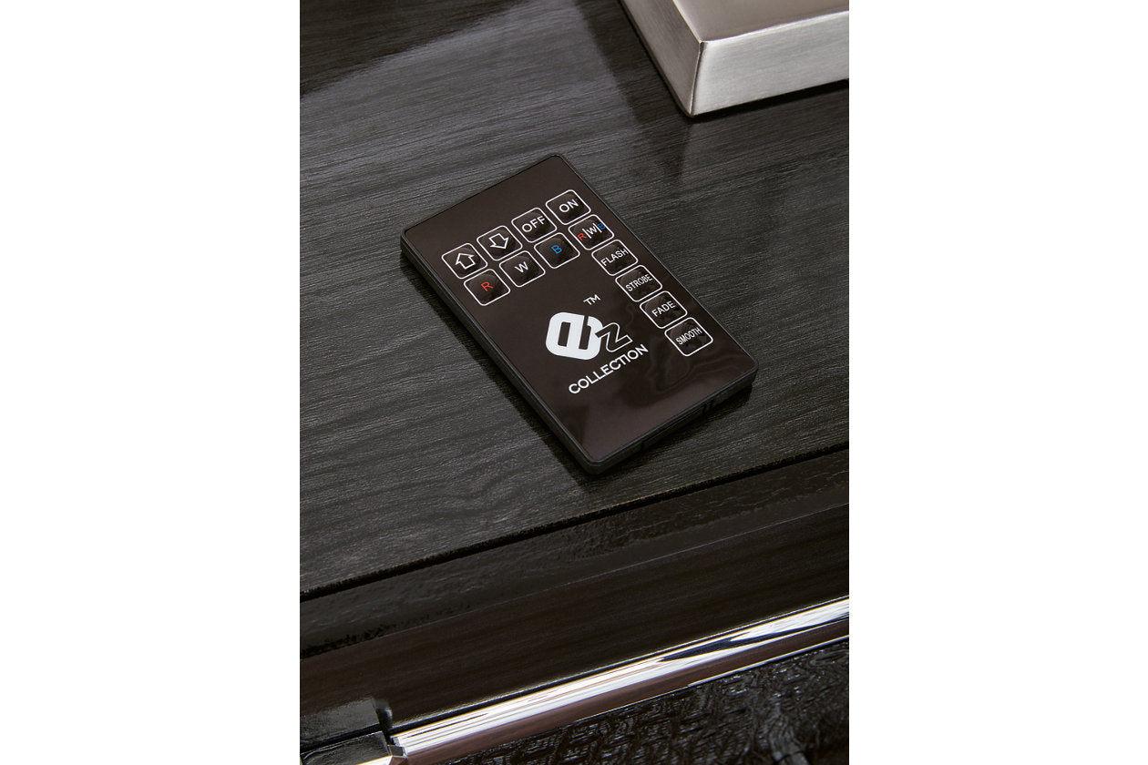 Kaydell Black Queen Upholstered Panel Bed - SET | B1420-157 | B1420-54 | B1420-96 - Bien Home Furniture & Electronics