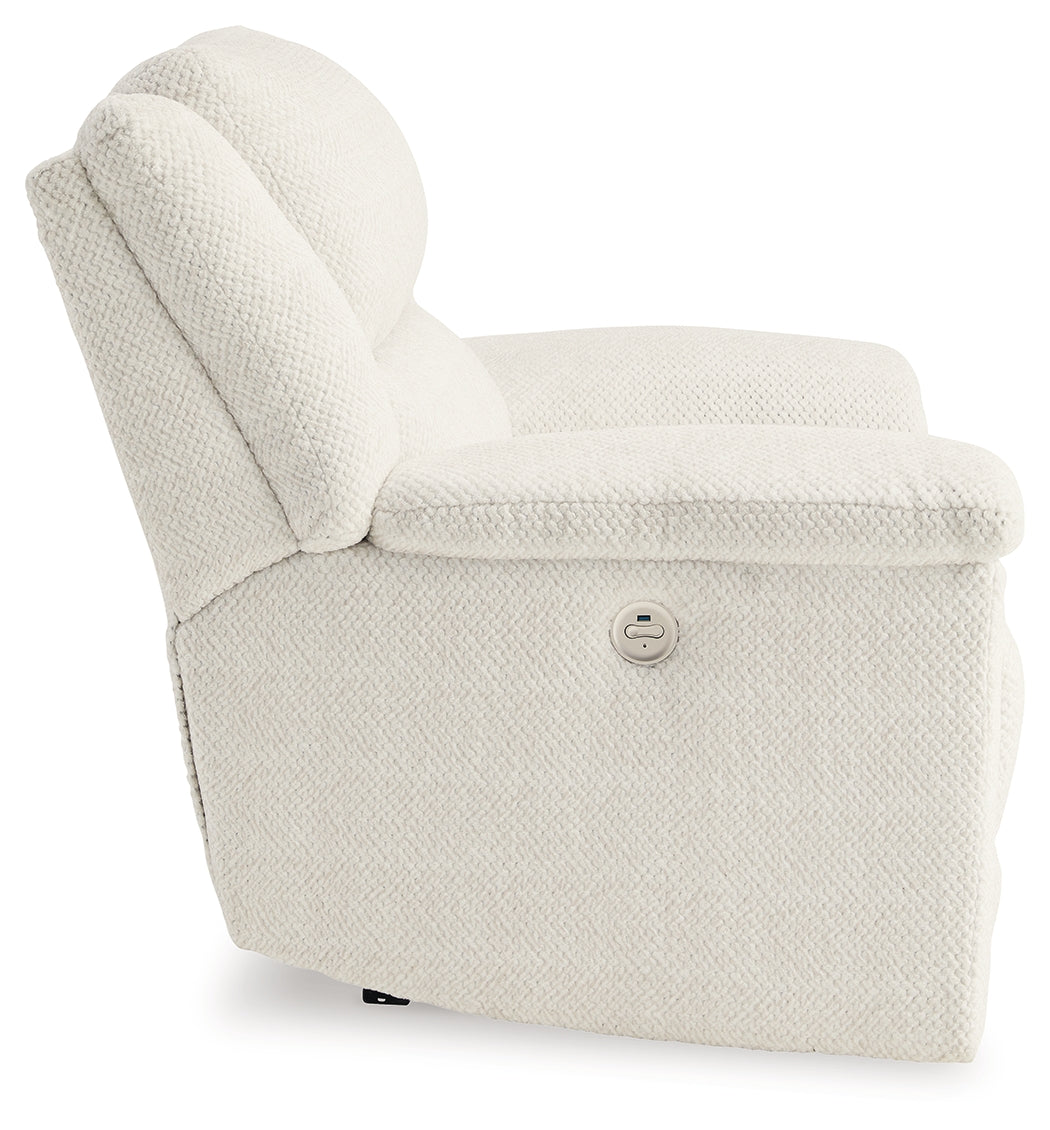 Keensburg Linen Oversized Power Recliner - 6180782 - Bien Home Furniture & Electronics