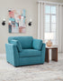 Keerwick Teal Oversized Chair - 6750723 - Bien Home Furniture & Electronics