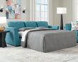 Keerwick Teal Queen Sofa Sleeper - 6750739 - Bien Home Furniture & Electronics