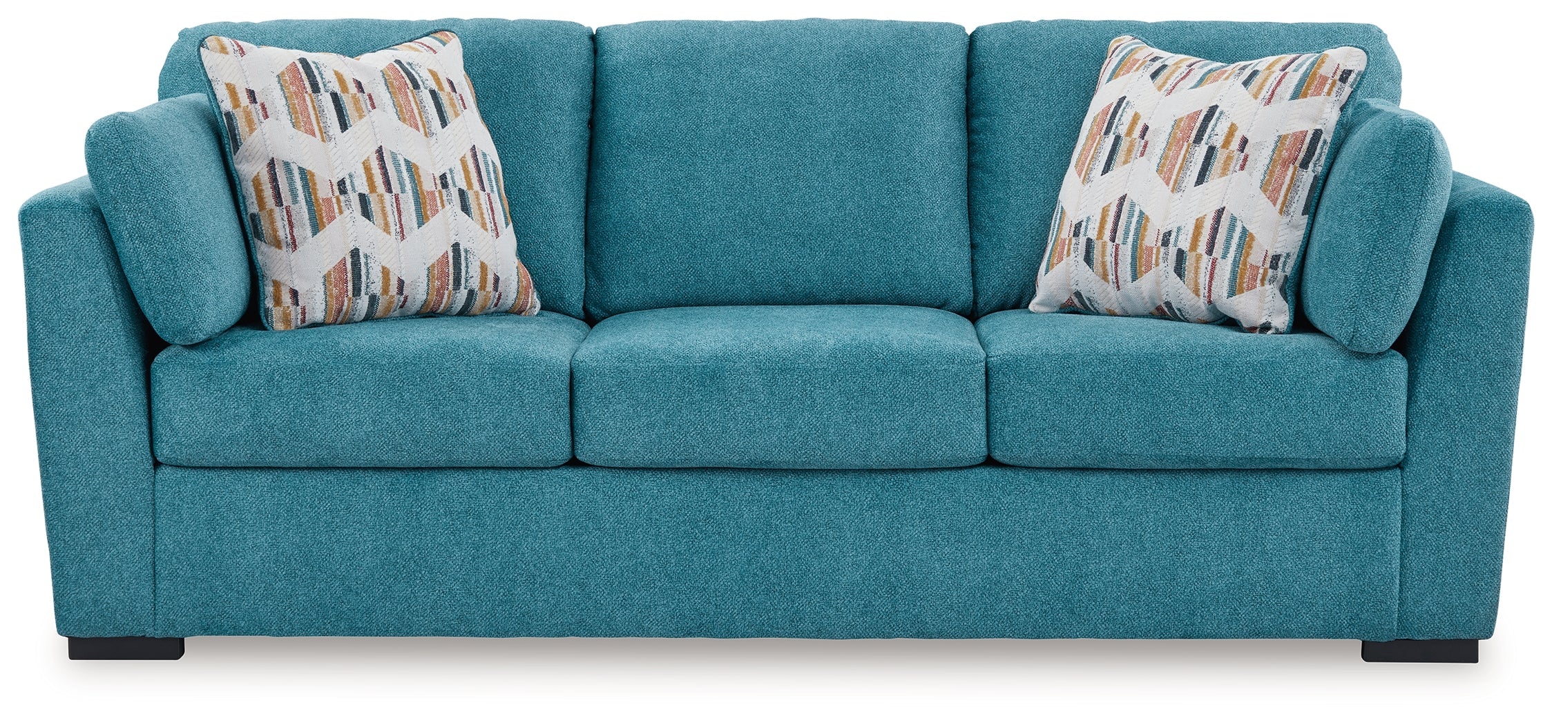Keerwick Teal Queen Sofa Sleeper - 6750739 - Bien Home Furniture &amp; Electronics
