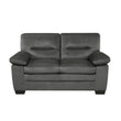 Keighly Dark Gray Loveseat - 9328DG-2 - Bien Home Furniture & Electronics