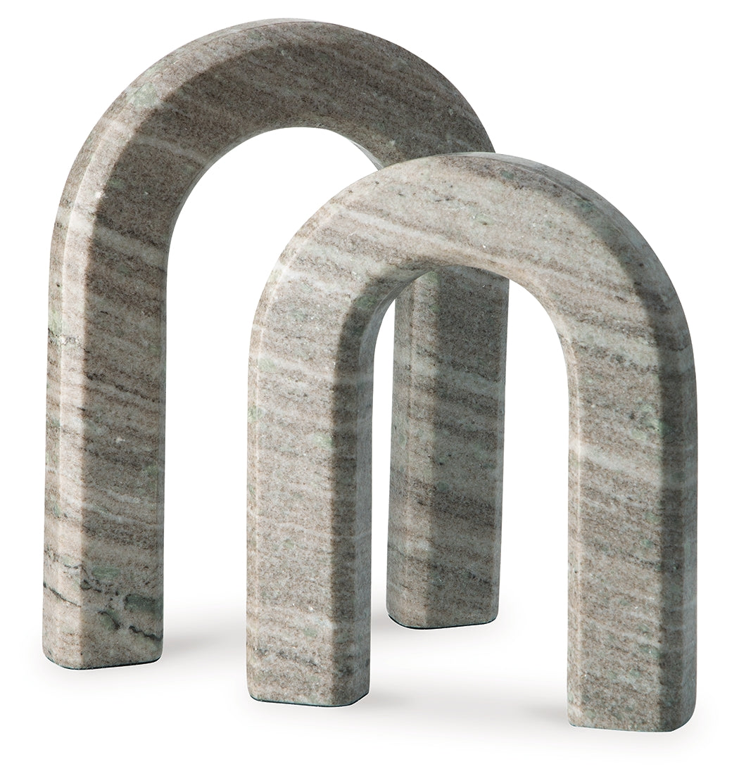 Keithton Taupe Sculpture Set (Set of 2) - A2000618 - Bien Home Furniture & Electronics