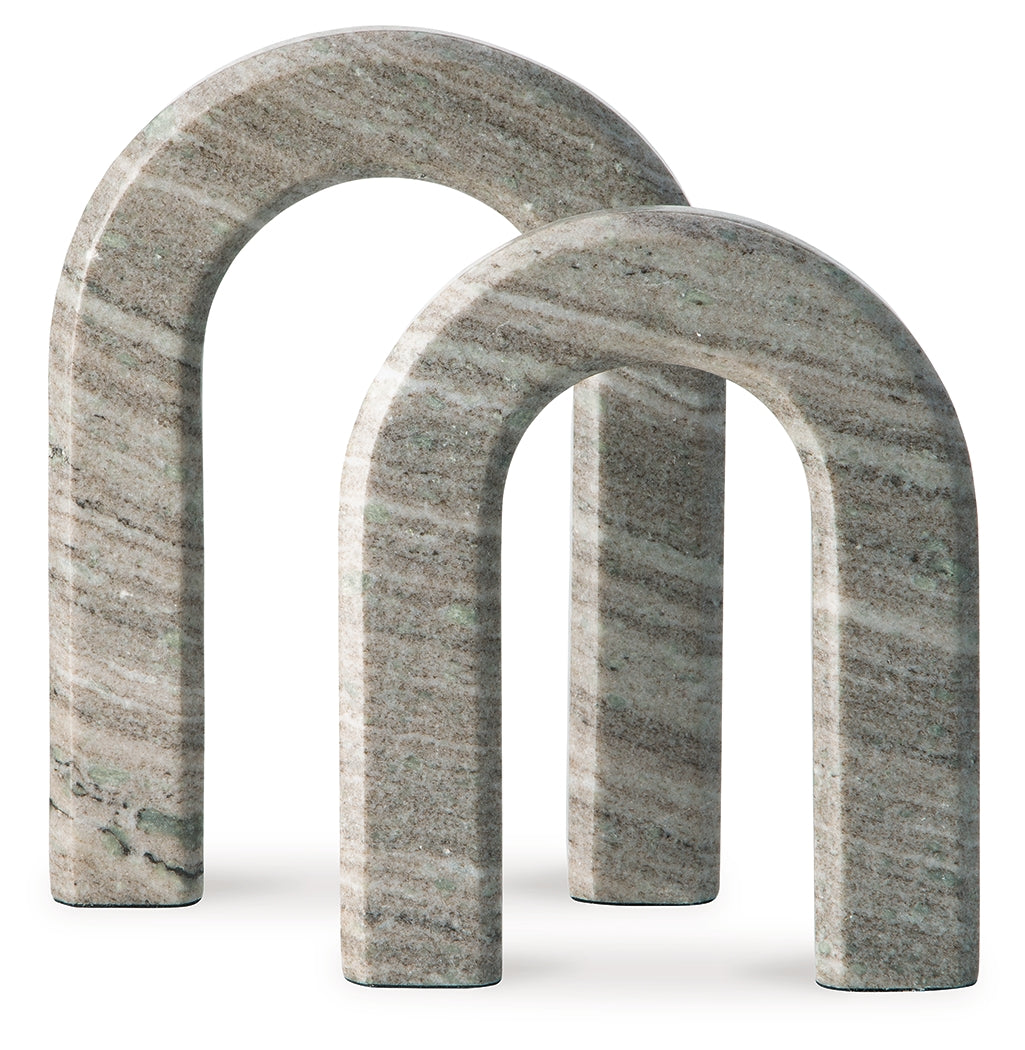 Keithton Taupe Sculpture Set (Set of 2) - A2000618 - Bien Home Furniture & Electronics