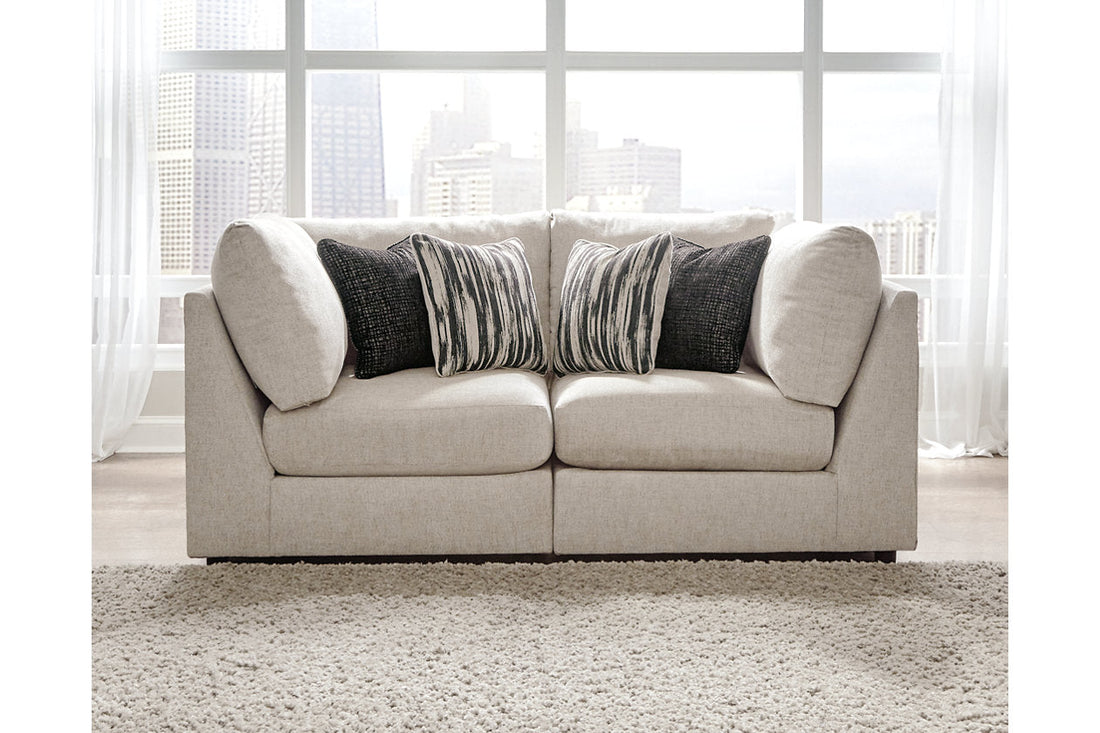 Kellway Bisque 2-Piece Sectional - 9870777(2) - Bien Home Furniture &amp; Electronics