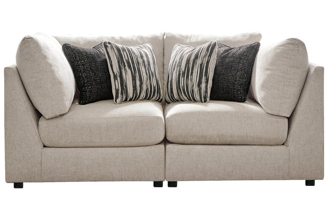 Kellway Bisque 2-Piece Sectional - 9870777(2) - Bien Home Furniture &amp; Electronics