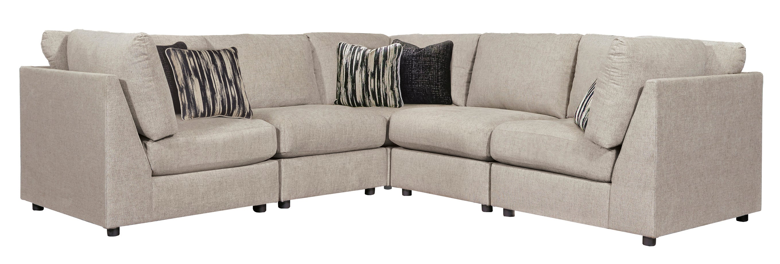 Kellway Bisque 5-Piece Sectional - SET | 9870777(3) | 9870746(2) | 9870711 - Bien Home Furniture & Electronics