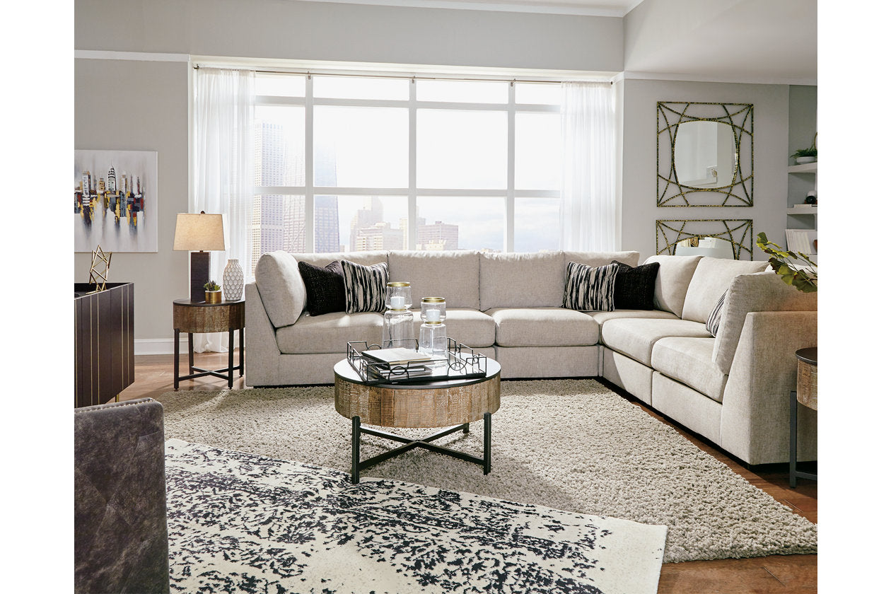 Kellway Bisque 6-Piece Sectional - SET | 9870777(3) | 9870746(3) | 9870711 - Bien Home Furniture & Electronics