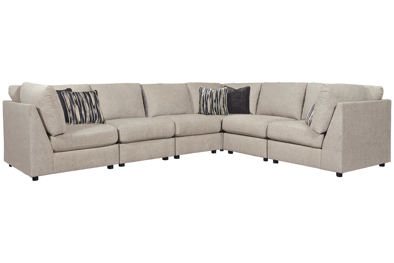 Kellway Bisque 6-Piece Sectional - SET | 9870777(3) | 9870746(3) | 9870711 - Bien Home Furniture & Electronics