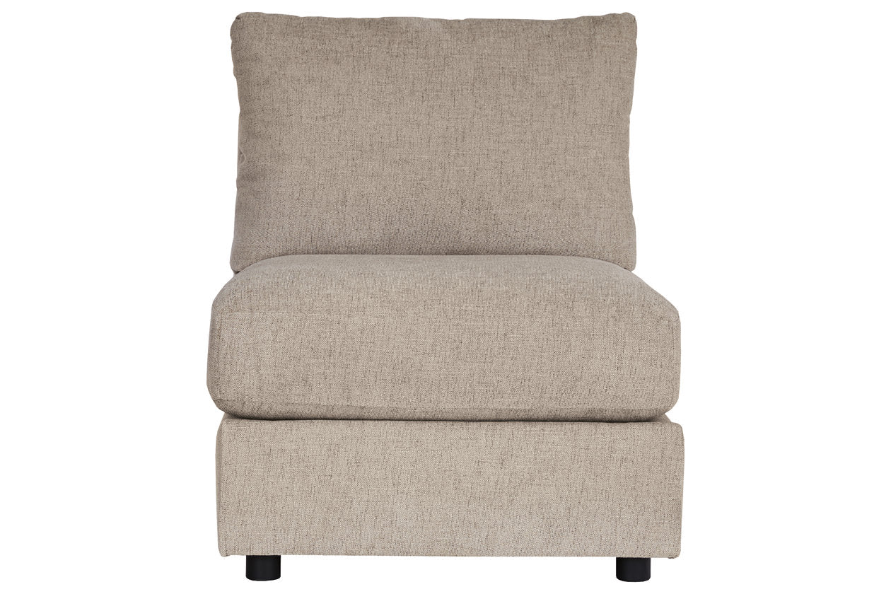 Kellway Bisque Armless Chair - 9870746 - Bien Home Furniture & Electronics
