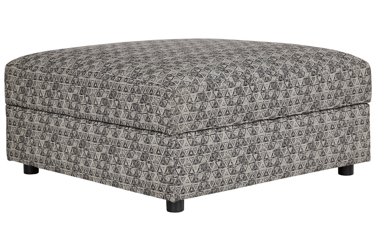Kellway Bisque Ottoman With Storage - 9870711 - Bien Home Furniture & Electronics