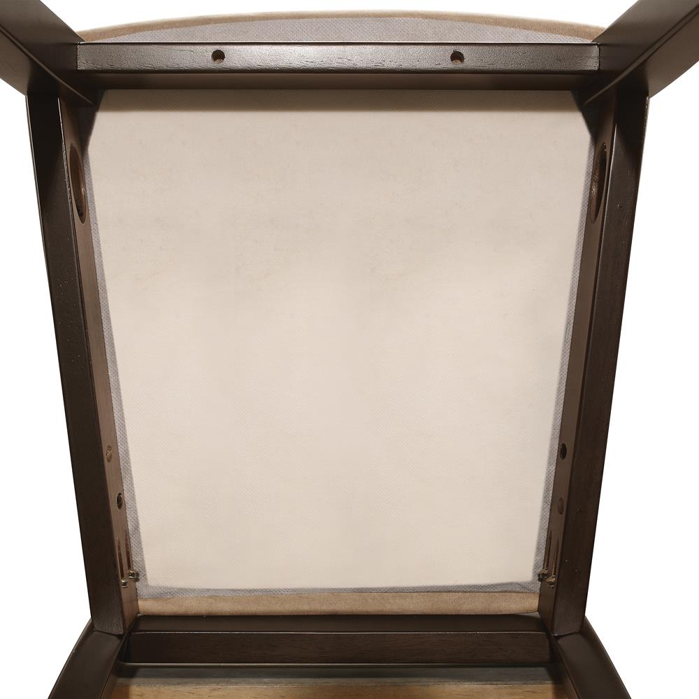 Kelso Cappuccino Lattice Back Dining Chairs, Set of 2 - 190822 - Bien Home Furniture & Electronics