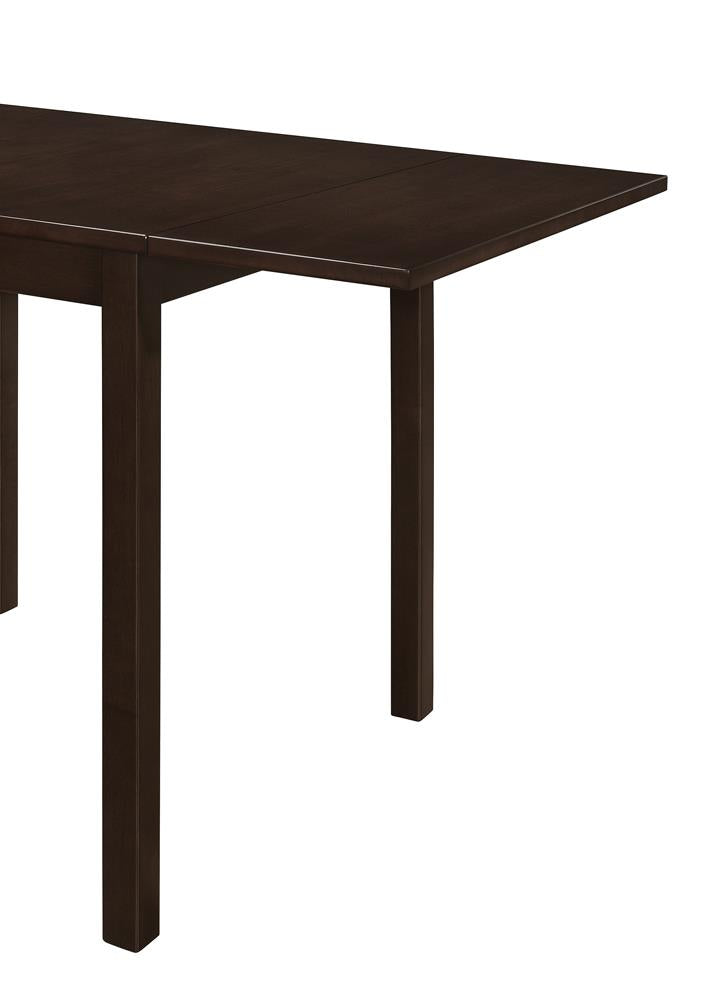 Kelso Cappuccino Rectangular Dining Table with Drop Leaf - 190821 - Bien Home Furniture & Electronics