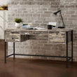 Kemper Salvaged Cabin 4-Drawer Writing Desk - 801235 - Bien Home Furniture & Electronics
