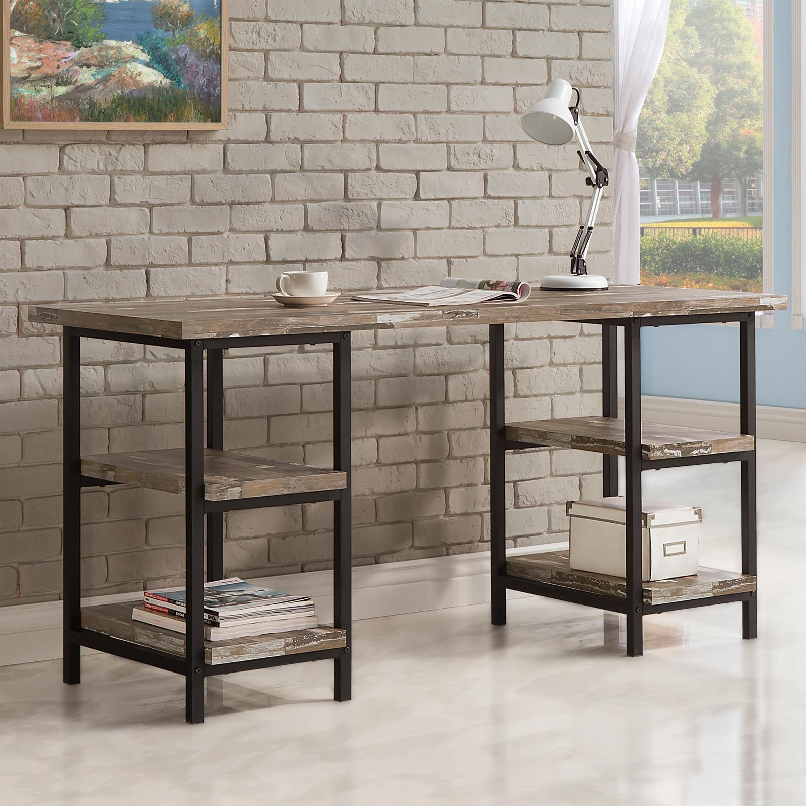Kemper Salvaged Cabin 4-Shelf Writing Desk - 801551 - Bien Home Furniture & Electronics