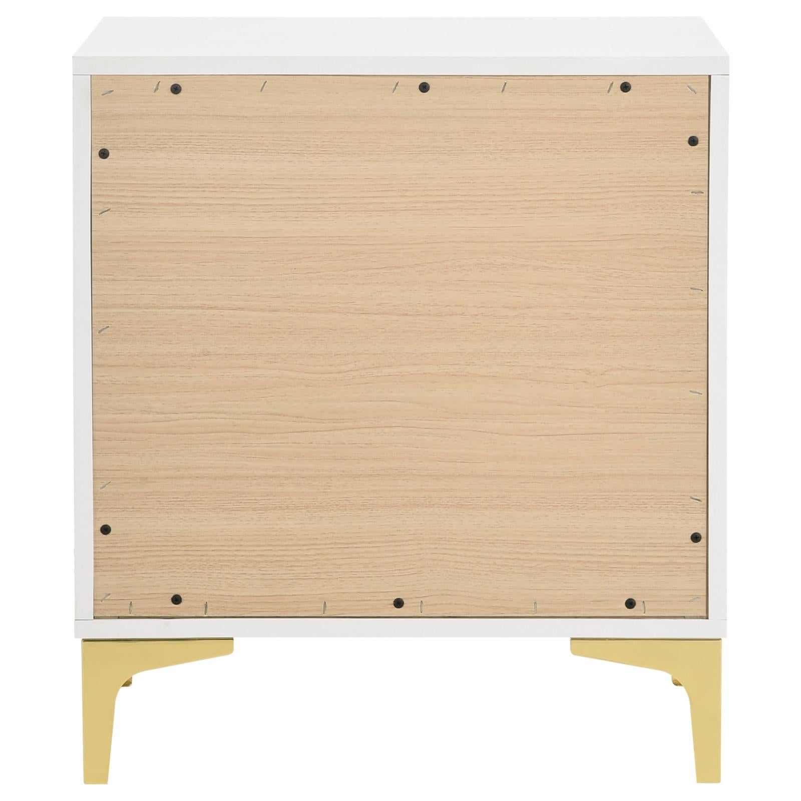 Kendall 2-Drawer Nightstand White - 224402 - Bien Home Furniture & Electronics
