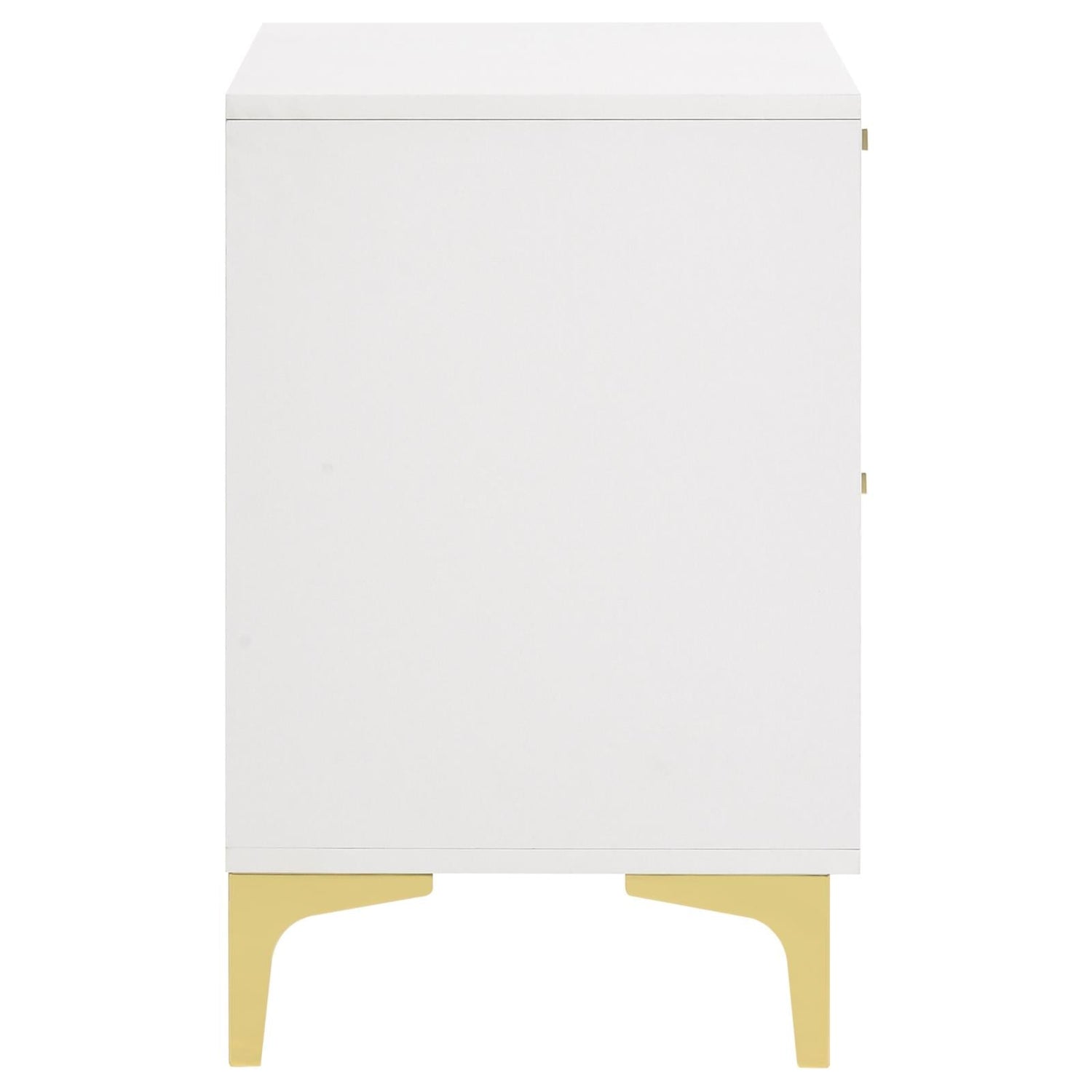 Kendall 2-Drawer Nightstand White - 224402 - Bien Home Furniture & Electronics