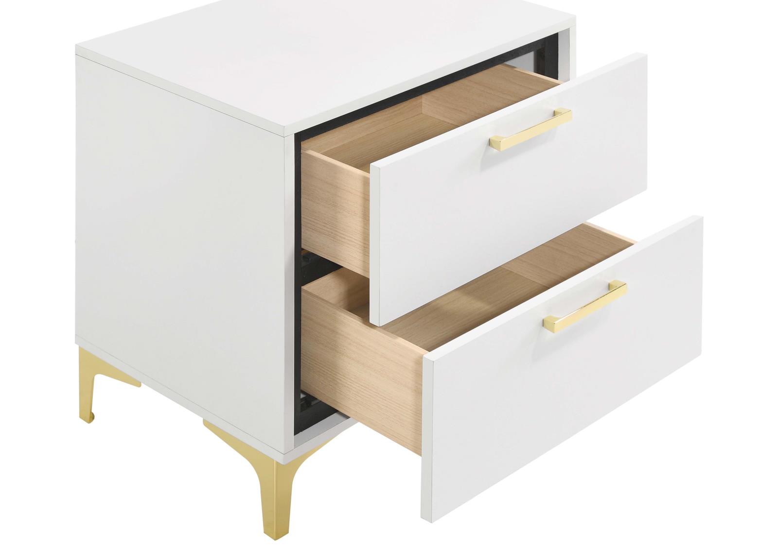 Kendall 4-Piece California King Bedroom Set White - 224401KW-S4 - Bien Home Furniture & Electronics