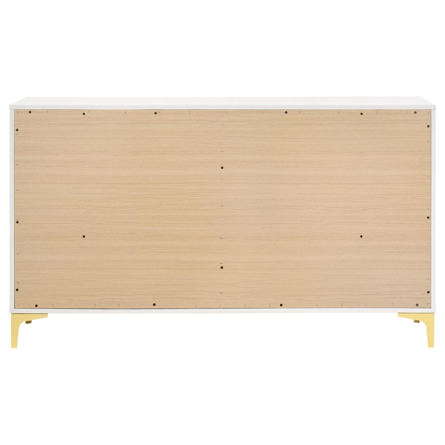 Kendall White 6-Drawer Dresser - 224403 - Bien Home Furniture & Electronics