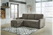 Kerle Charcoal LAF Sleeper Sofa Chaise - SET | 2650516 | 2650545 - Bien Home Furniture & Electronics