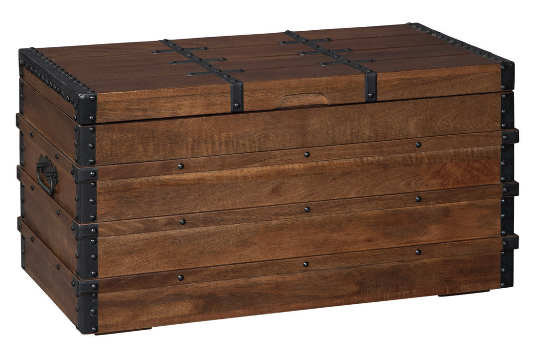 Kettleby Brown Storage Trunk - A4000096 - Bien Home Furniture &amp; Electronics