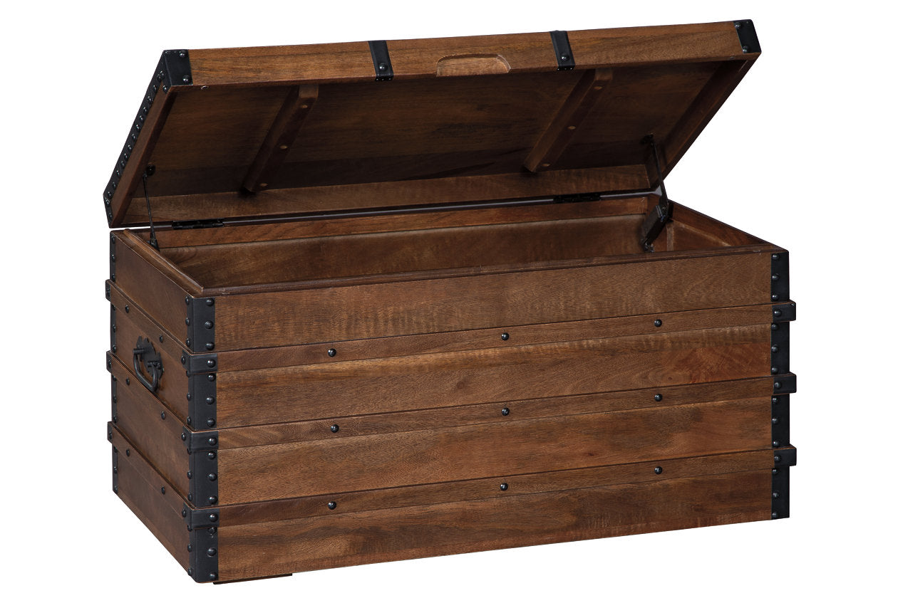 Kettleby Brown Storage Trunk - A4000096 - Bien Home Furniture & Electronics