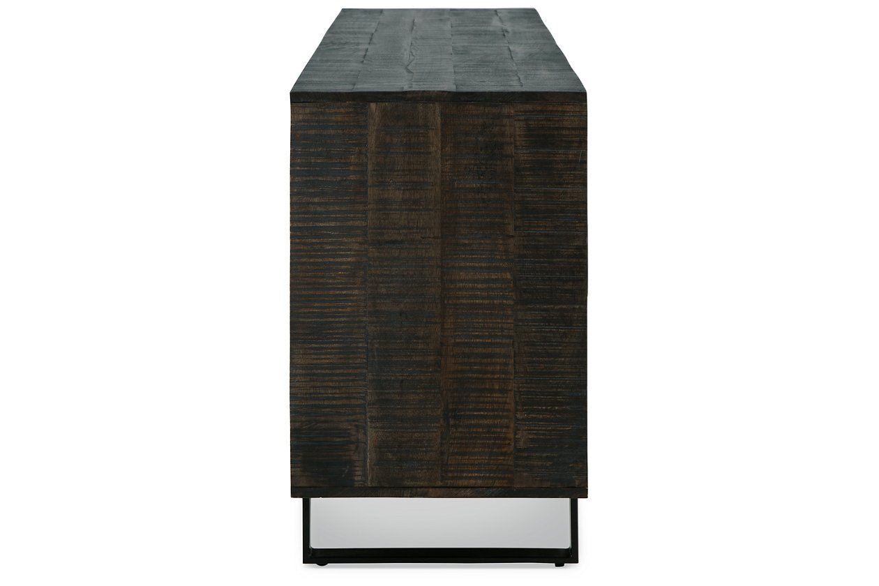 Kevmart Grayish Brown/Black Accent Cabinet - A4000533 - Bien Home Furniture &amp; Electronics