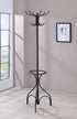 Kiefer Black Coat Rack with 12 Hooks - 900821 - Bien Home Furniture & Electronics