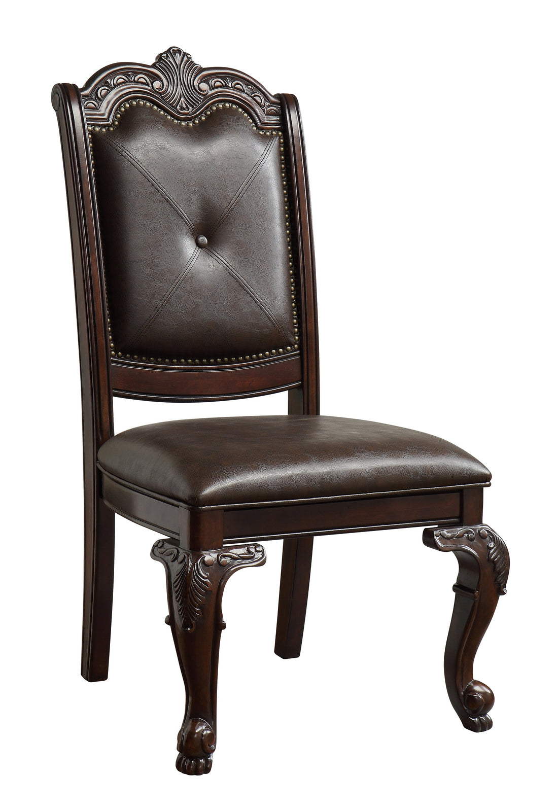 Kiera Brown Side Chair, Set of 2 - 2150S - Bien Home Furniture &amp; Electronics