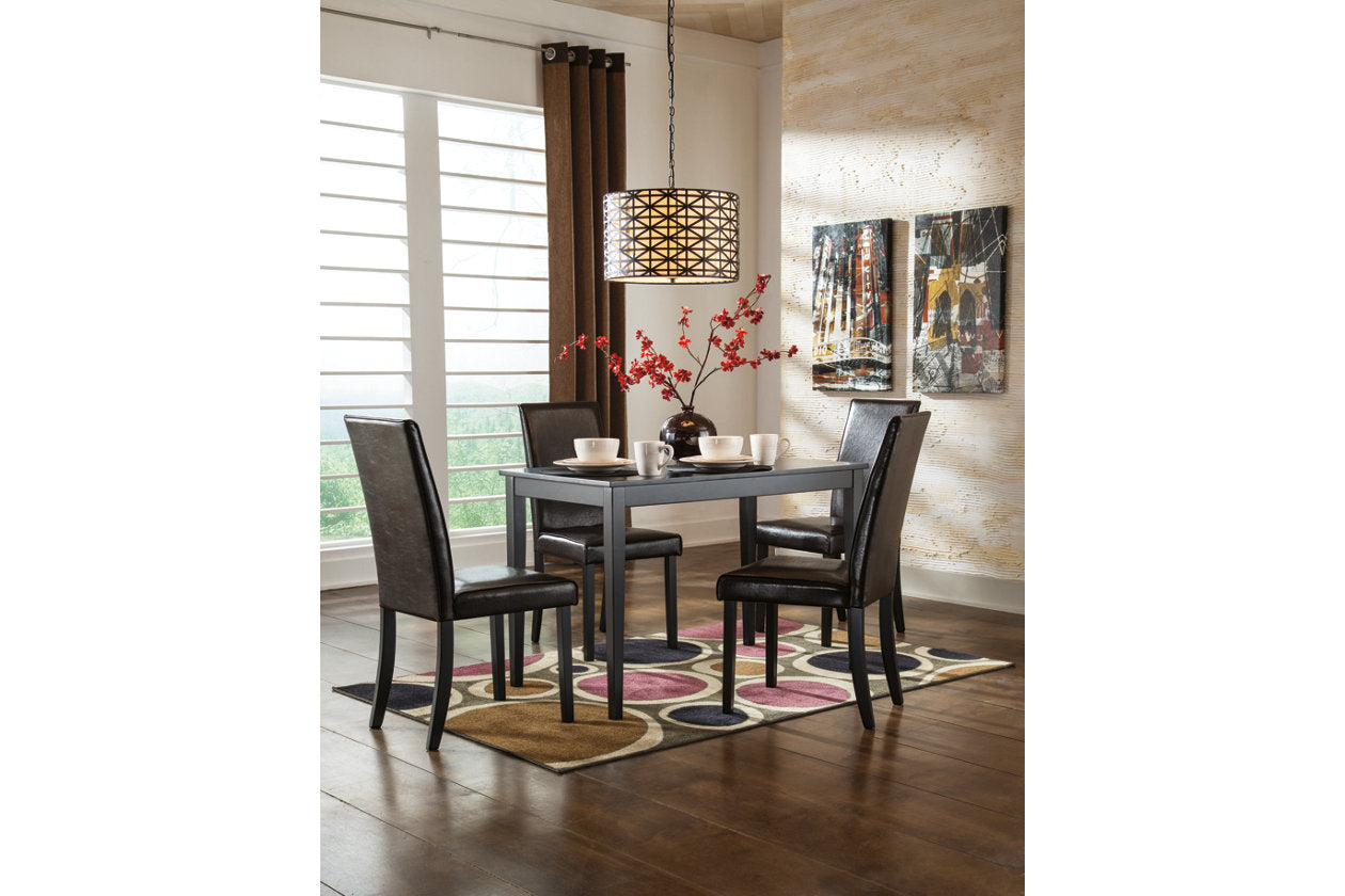Kimonte Dark Brown Dining Chair, Set of 2 - D250-02 - Bien Home Furniture & Electronics
