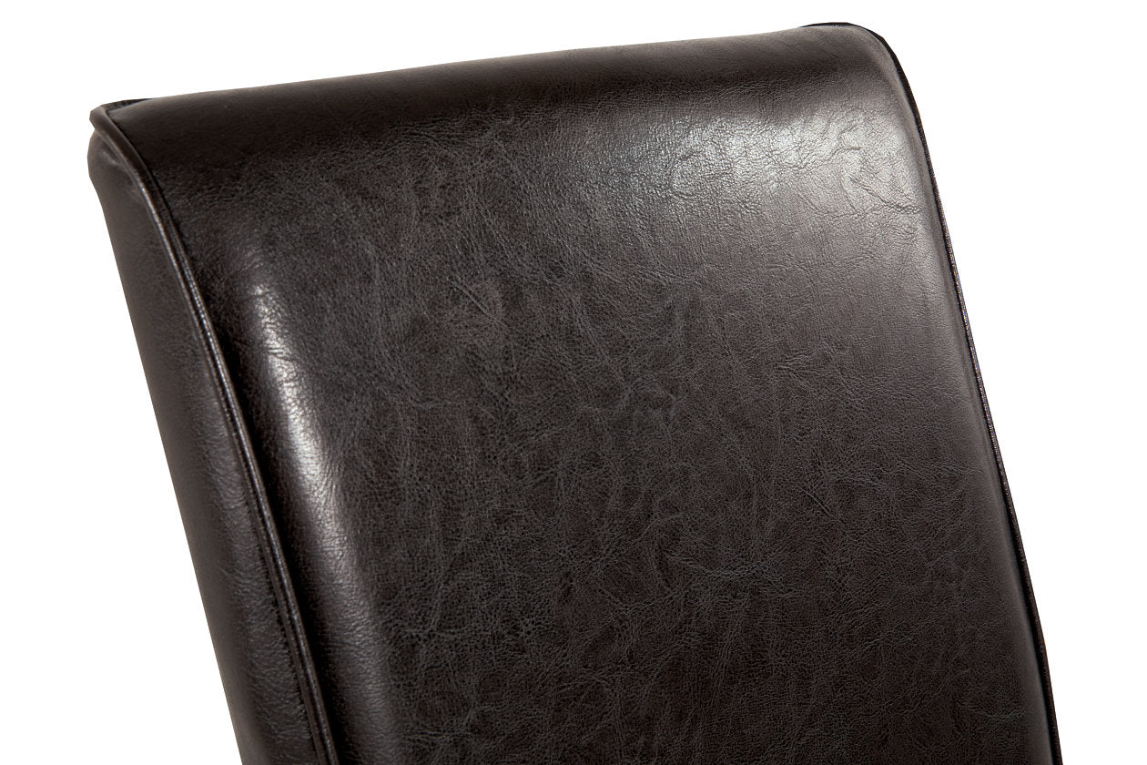 Kimonte Dark Brown Dining Chair, Set of 2 - D250-02 - Bien Home Furniture & Electronics