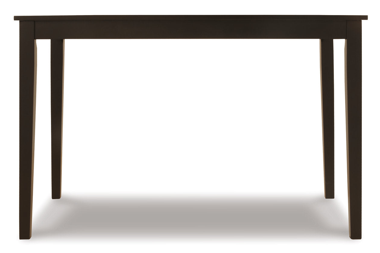 Kimonte Dark Brown Dining Table - D250-25 - Bien Home Furniture & Electronics