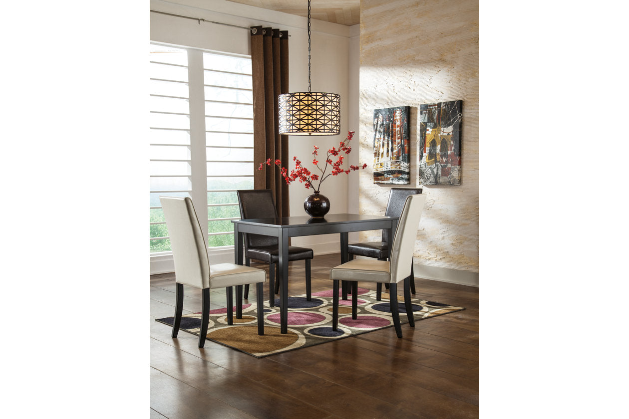 Kimonte Dark Brown Dining Table - D250-25 - Bien Home Furniture & Electronics