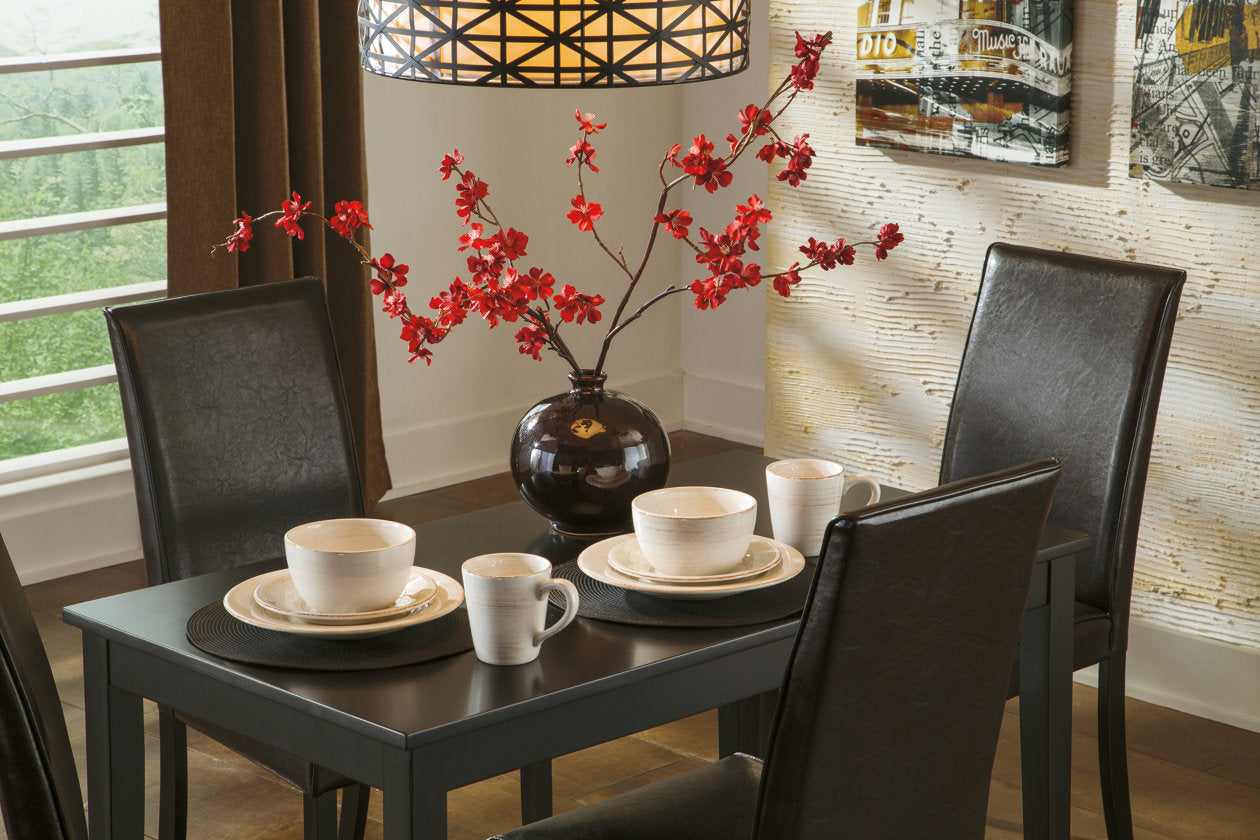 Kimonte Dark Brown Dining Table - D250-25 - Bien Home Furniture & Electronics