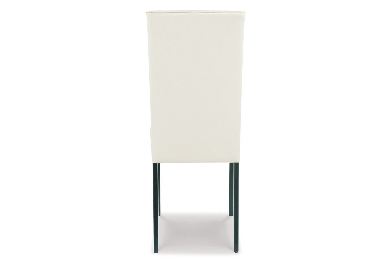 Kimonte Ivory Dining Chair, Set of 2 - D250-01 - Bien Home Furniture & Electronics