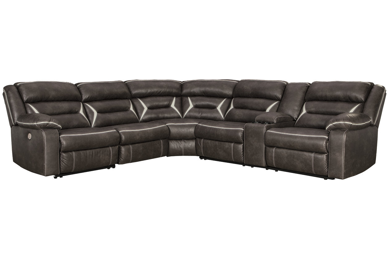 Kincord Midnight 4-Piece Power Reclining Sectional - SET | 1310458 | 1310473 | 1310477 | 1310446 - Bien Home Furniture & Electronics