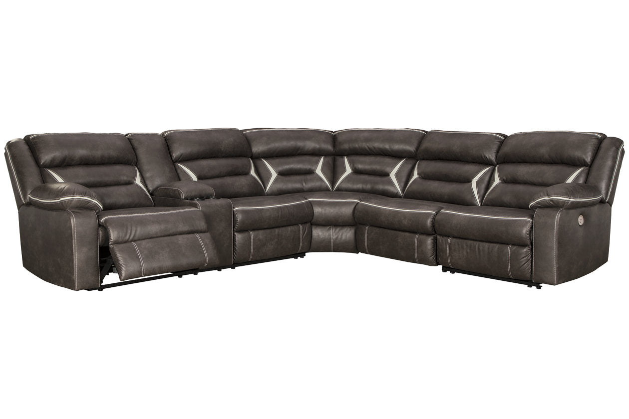 Kincord Midnight 4-Piece Power Reclining Sectional - SET | 1310459 | 1310462 | 1310477 | 1310446 - Bien Home Furniture & Electronics