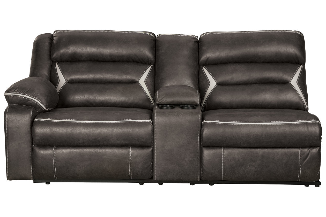 Kincord Midnight Left-Arm Facing Power Reclining Sofa with Console - 1310459 - Bien Home Furniture & Electronics