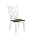Kingman Espresso/White Slat Back Dining Chairs, Set of 2 - 109542 - Bien Home Furniture & Electronics