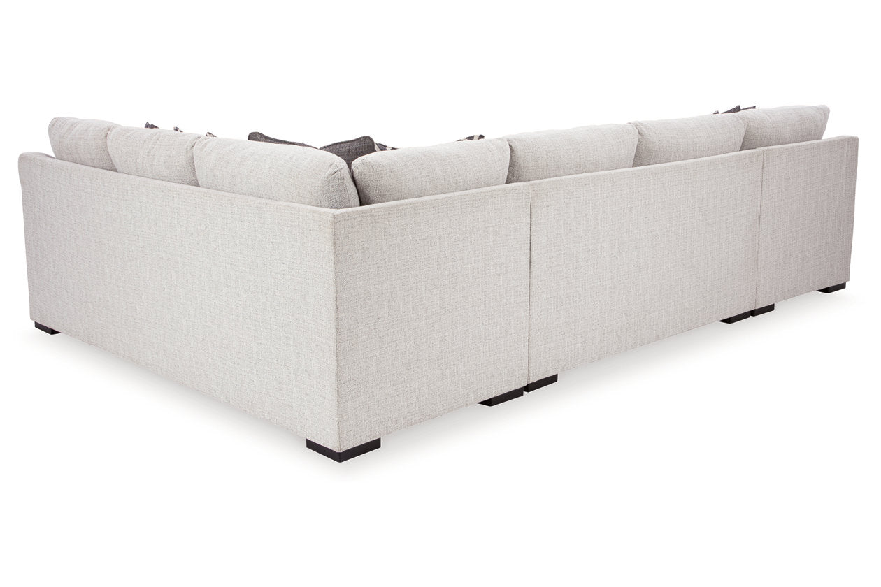 Koralynn Stone 3-Piece Sectional with Chaise - 54102S1 - Bien Home Furniture & Electronics