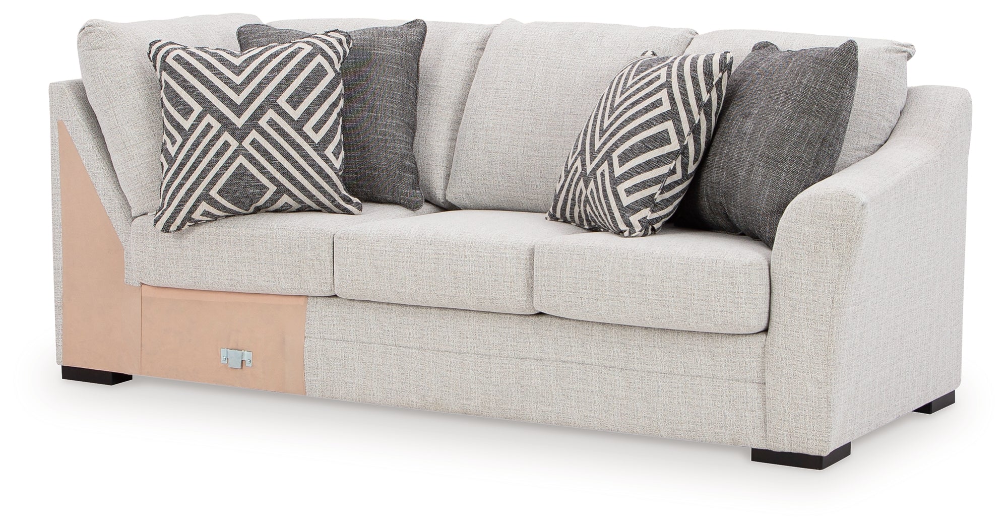 Koralynn Stone Right-Arm Facing Sofa with Corner Wedge - 5410249 - Bien Home Furniture & Electronics
