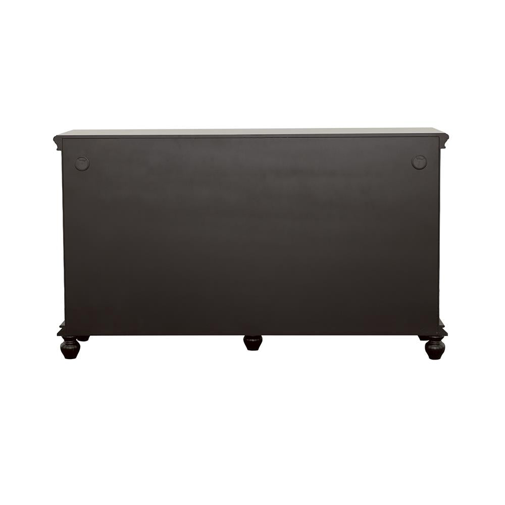 Kovu Black 4-Door Accent Cabinet - 950639 - Bien Home Furniture & Electronics