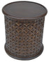 Krish Dark Brown 18-inch Round Accent Table - 936143 - Bien Home Furniture & Electronics
