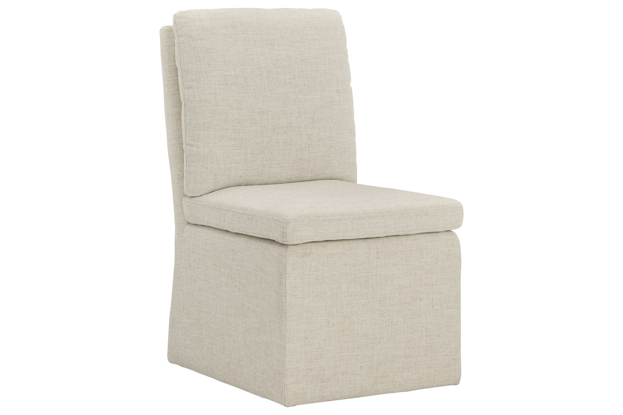 Krystanza Oatmeal Dining Chair, Set of 2 - D766-02 - Bien Home Furniture & Electronics