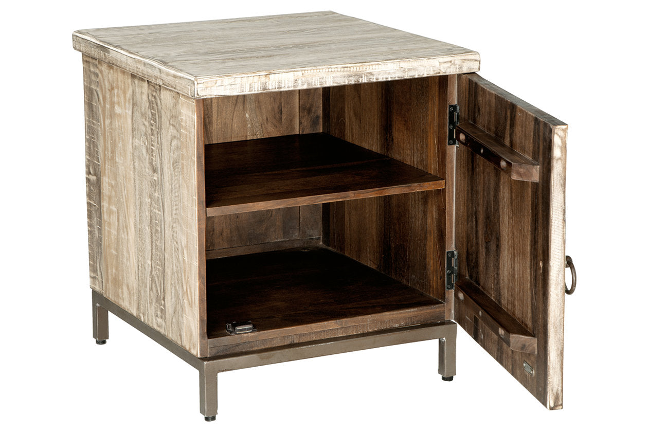 Laddford Whitewash Accent Cabinet - A4000506 - Bien Home Furniture & Electronics
